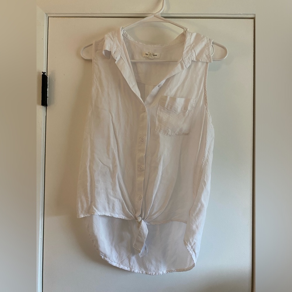 Beach Lunch Lounge Collection, Tied Lightweight Collared Vest